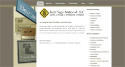 Desktop Screenshot of intersignnational.com